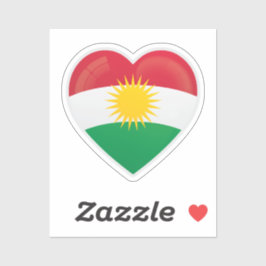 Liebe Kurdistan Aufkleber