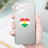 Liebe Kurdistan Aufkleber (Telefon)