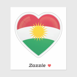 Liebe Kurdistan Aufkleber
