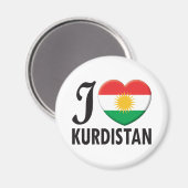 Liebe Kurdistan Magnet (Vorderseite/Rückseite)