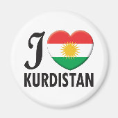 Liebe Kurdistan Magnet (Vorne)