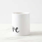 Liebe-Kursivschrift Kaffeetasse (Mittel)