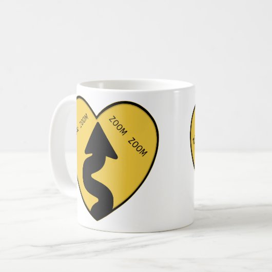 Liebe Kurve-Tasse Kaffeetasse (Vorderseite Links)