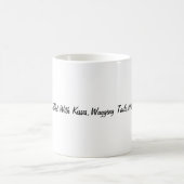 Liebe, Küsse, Wagging Schwänze Kaffeetasse (Mittel)