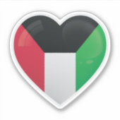 Liebe Kuwait Aufkleber (Vorderseite)