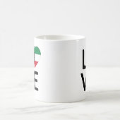 Liebe - Kuwait-Flagge Kaffeetasse (Mittel)