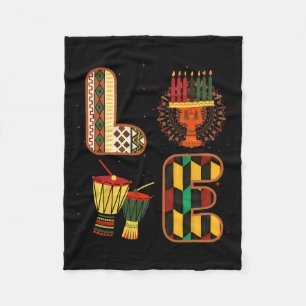 Liebe Kwanzaa Sieben Prinzipien von Kwanzaa Happy Fleecedecke