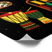 Liebe Kwanzaa Sieben Prinzipien von Kwanzaa Happy  Poster (Ecke)