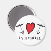 Liebe la rochelle magnet (Vorderseite/Rückseite)