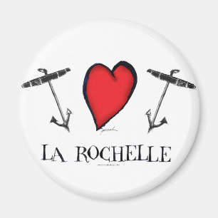 Liebe La Rochelle Magnet
