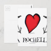 Liebe la rochelle postkarte (Vorne/Hinten)