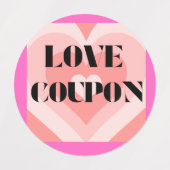 Liebe Labels V Tag Etiketten (Design 2)