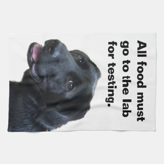 Liebe Labrador-Retriever-I mein Labrador Geschirrtuch (Horizontal)