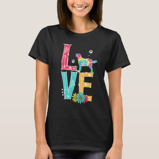 Liebe Labrador Retriever Tie Dye Labrador Retrieve T-Shirt