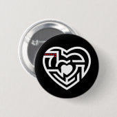 Liebe Labyrinth Button (Vorne & Hinten)