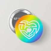 Liebe Labyrinth Button (Vorne & Hinten)