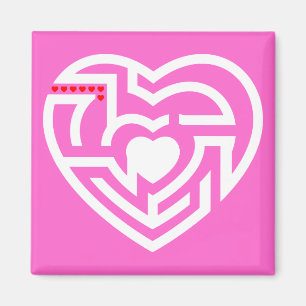 Liebe Labyrinth Magnet