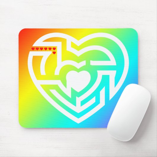Liebe Labyrinth Mousepad (Mit Mouse)