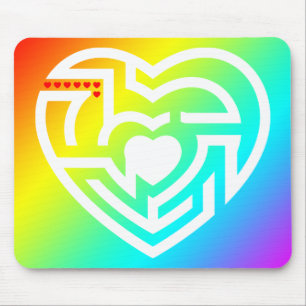 Liebe Labyrinth Mousepad