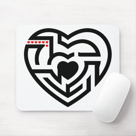 Liebe Labyrinth Mousepad (Mit Mouse)