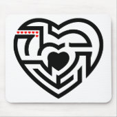 Liebe Labyrinth Mousepad (Vorne)