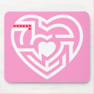 Liebe Labyrinth Mousepad