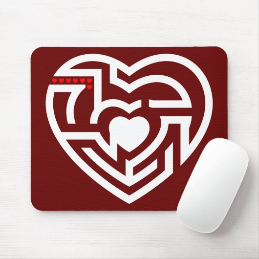 Liebe Labyrinth Mousepad (Mit Mouse)