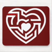 Liebe Labyrinth Mousepad (Vorne)