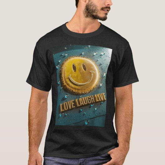 LIEBE LACH LEBE T-Shirt (Vorderseite)
