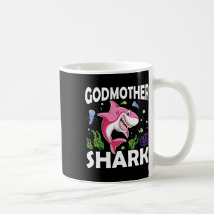 Liebe Lächeln Netter Fisch Patentante Hai Im Meer  Kaffeetasse