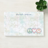 Liebe Lächeln personalisieren| groß Post-it Klebezettel (Büro)