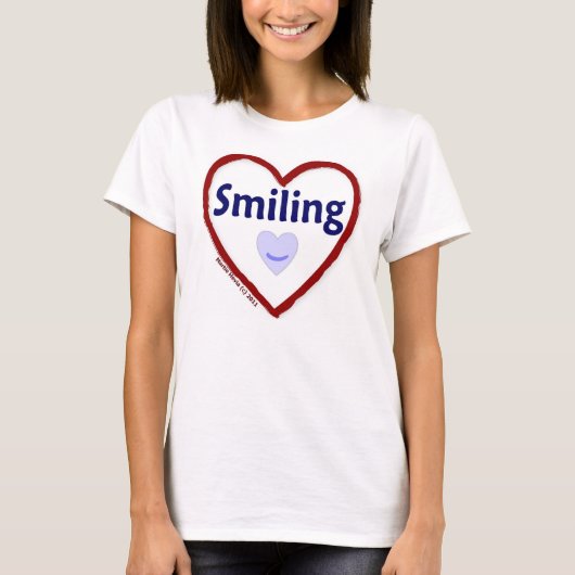 Liebe lächeln T-Shirt (Vorderseite)