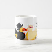 Liebe, Lachen & fröhliches Geschenk Kaffeetasse (Mittel)