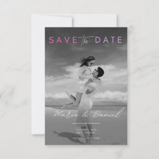 Liebe, Lachen & Für Immer Save The Date Karte