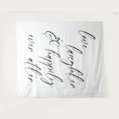 Liebe, Lachen & Glück je Wandteppich (Vorderseite (Horizontal))