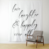 Liebe, Lachen & Glück je Wandteppich (Beispiel)