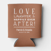 Liebe Lachen glücklich je nach TERRACOTTA Dosenkühler (Vorderseite)