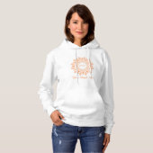 Liebe, lachen, leben hoodie (Vorne ganz)