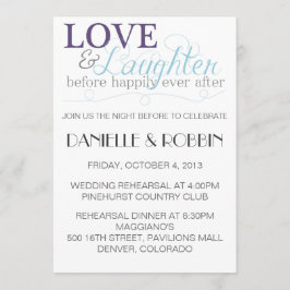 Liebe & Lachen Probe Einladung