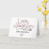 Liebe, Lachen und FREUNDE™ Karte (Gelbe Blume)