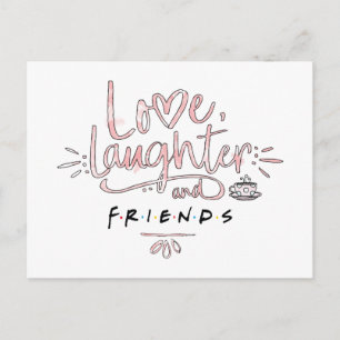 Liebe, Lachen und FRIENDS™ Einladungspostkarte