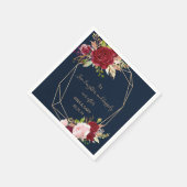 Liebe, Lachen und glücklich immer danach Serviette (Ecke)