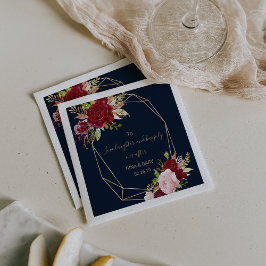 Liebe, Lachen und glücklich immer danach Serviette