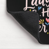 Liebe Lachen und glücklich immer nach Bachelo Mousepad (Ecke)