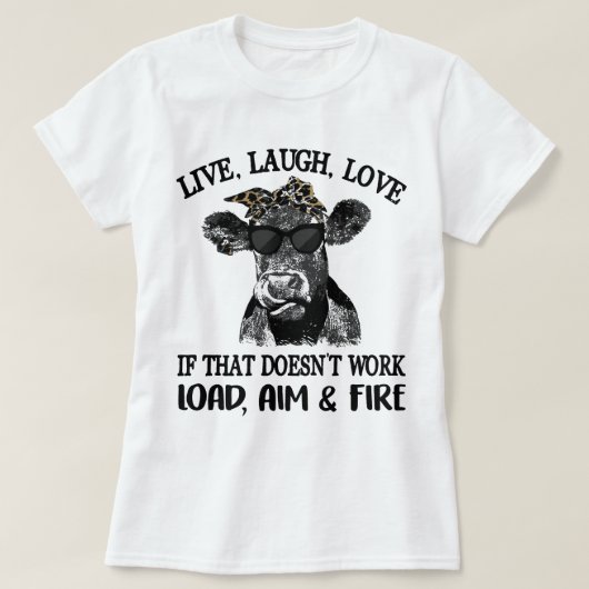 Liebe lachen, wenn das nicht funktioniert Laden, Z T-Shirt (Design vorne)