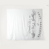 Liebe, Lacher-Hintergrund-Banner Wandteppich (Vorderseite (Horizontal))