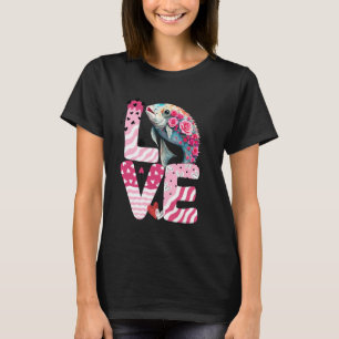 Liebe Lachs Fisch Cool Valentinstag Herz Für Ani T-Shirt