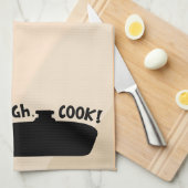 "Liebe, lacht, Koch!" Kitchen Teetuch Geschirrtuch (Viertel Falte)