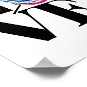 Liebe Lacrosse Shirt für Lacrosse Player Lax Poster (Ecke)