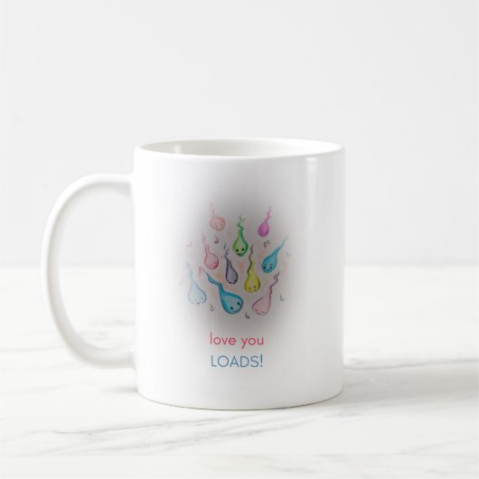 Liebe laden Sie Tasse (Links)